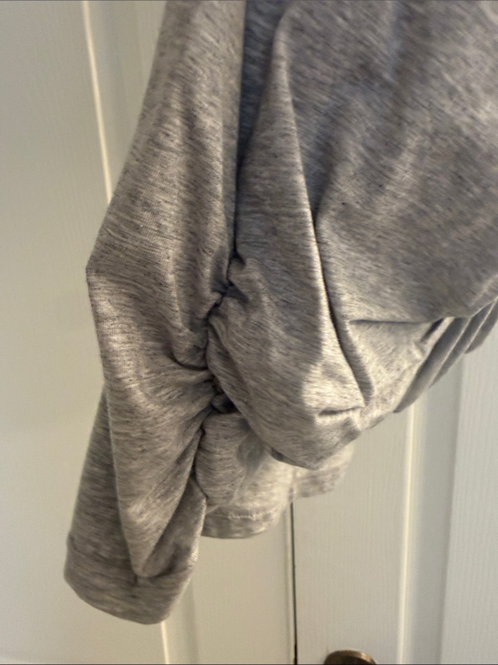 Grey Twist-Back Racer Tank Top - Picture 3 of 4